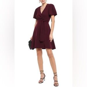 Diane Von Furstenberg Zella Crepe Wrap Dress Size Small